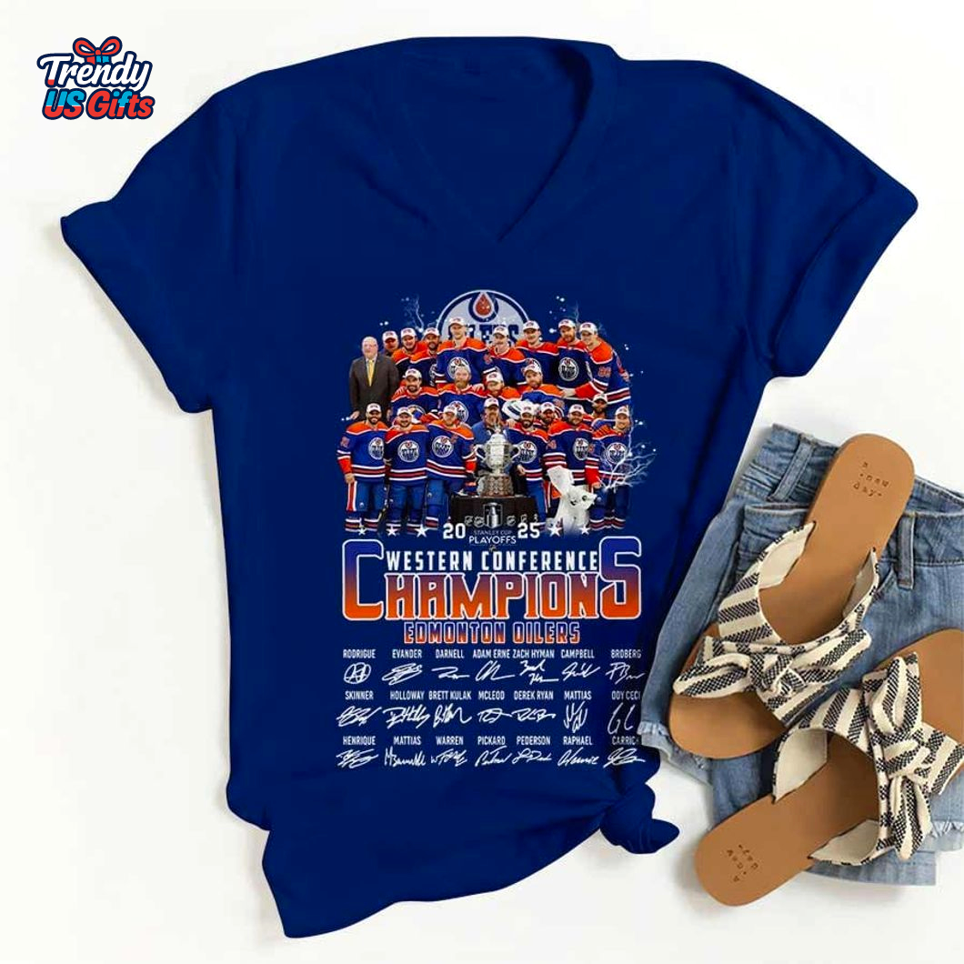 Edmonton Oilers 2025 Champions For Fans T-Shirt Edmonton Oilers 2025 Champions For Fans T-Shirt