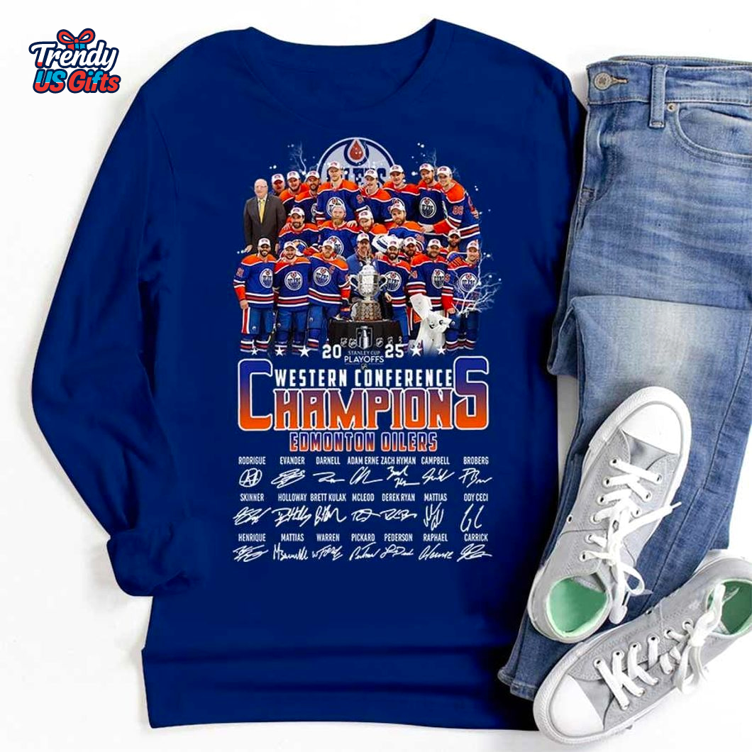 Edmonton Oilers 2025 Champions For Fans T-Shirt Edmonton Oilers 2025 Champions For Fans T-Shirt