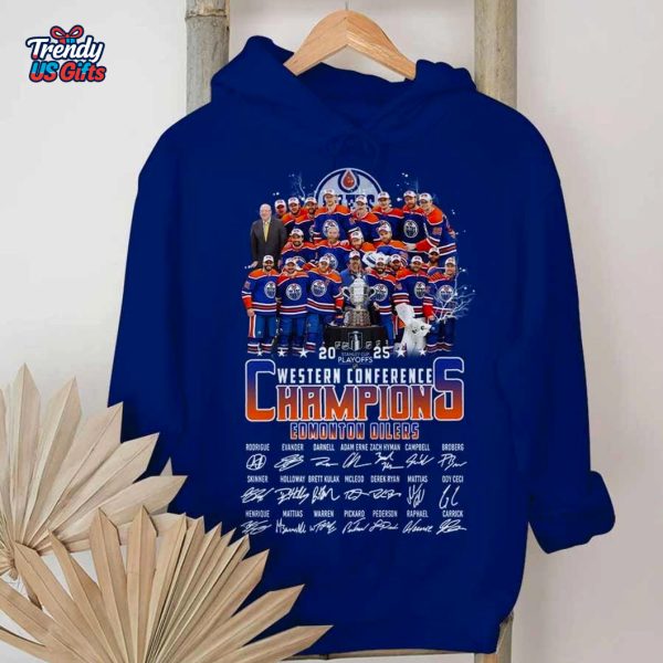 Edmonton Oilers 2025 Champions For Fans T-Shirt