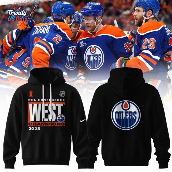 Edmonton Oilers Western Conference 2025 Champions Hoodie