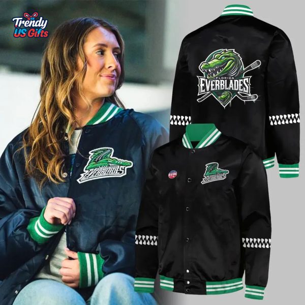 Florida Everblades 2025 New For Fans Baseball Jacket