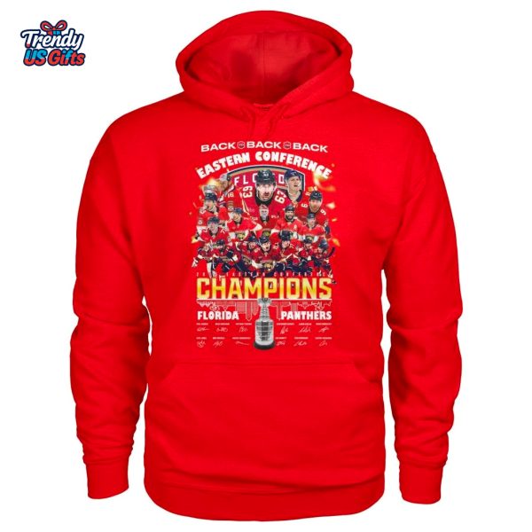 Florida Panthers Eastern Conference Champions 2025 Red T-Shirt