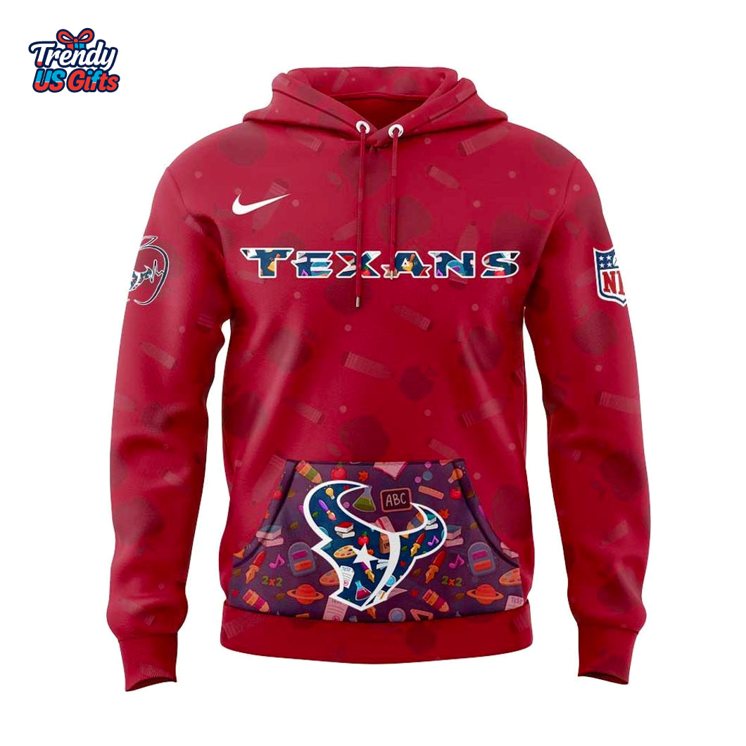 Houston Texans Teacher Day 2025 Hoodie Houston Texans Teacher Day 2025 Hoodie