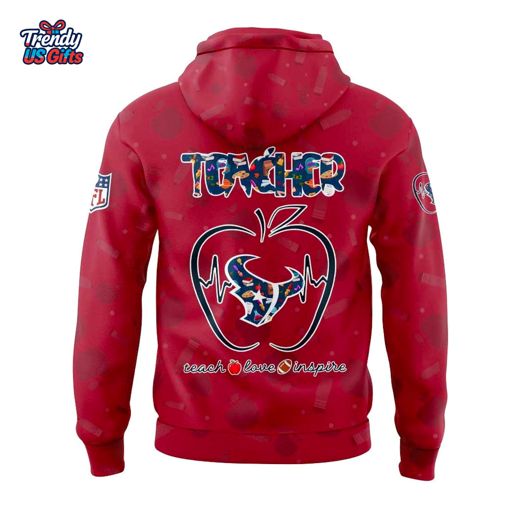 Houston Texans Teacher Day 2025 Hoodie Houston Texans Teacher Day 2025 Hoodie
