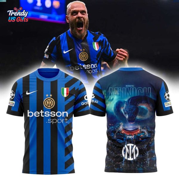 Inter Maglia Home Match Federico Dimarco 2025 T-Shirt