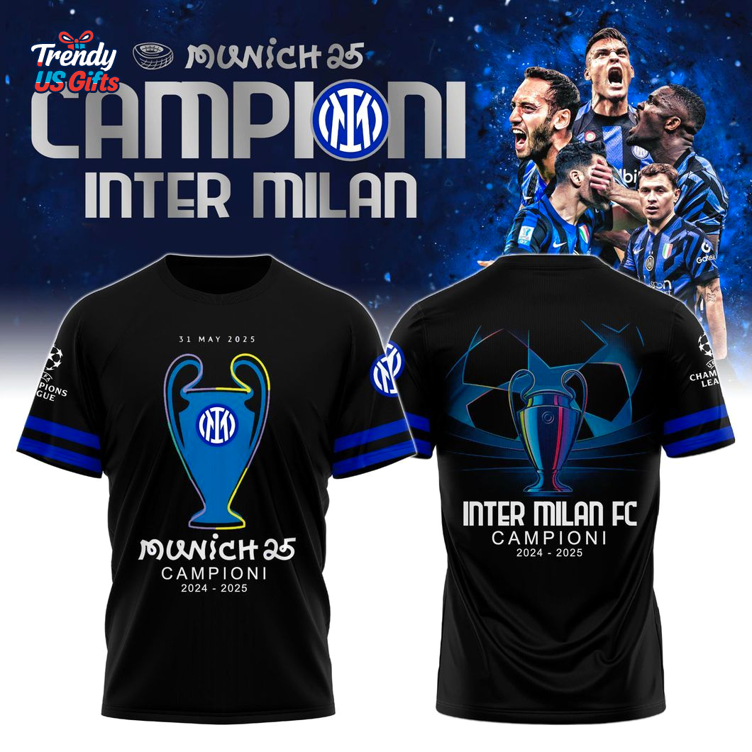 Inter Milan Champions League Winner 2025 Special T-Shirt Inter Milan Champions League Winner 2025 Special T-Shirt