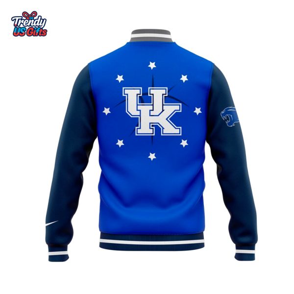 Kentucky Wildcats x Coach Mark Pope 2025 Baseball Jacket