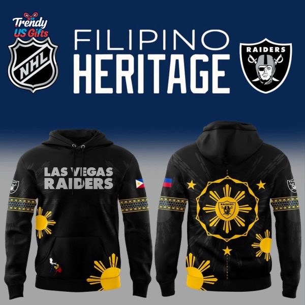 Las Vegas Raiders Filipino Heritage Night 2025 Hoodie