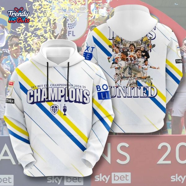 Leeds United 2025 Champions Special T-Shirt