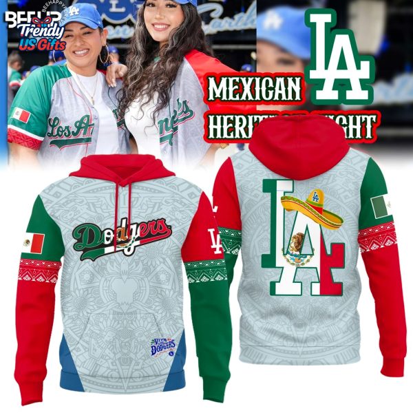 Los Angeles Dodgers Mexican Heritage Night Special Edition 2025 For Fans Hoodie