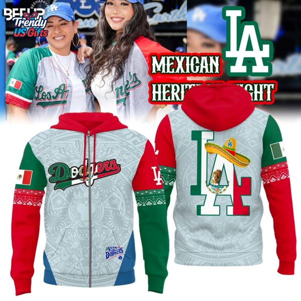 Los Angeles Dodgers Mexican Heritage Night Special Edition 2025 For Fans Hoodie