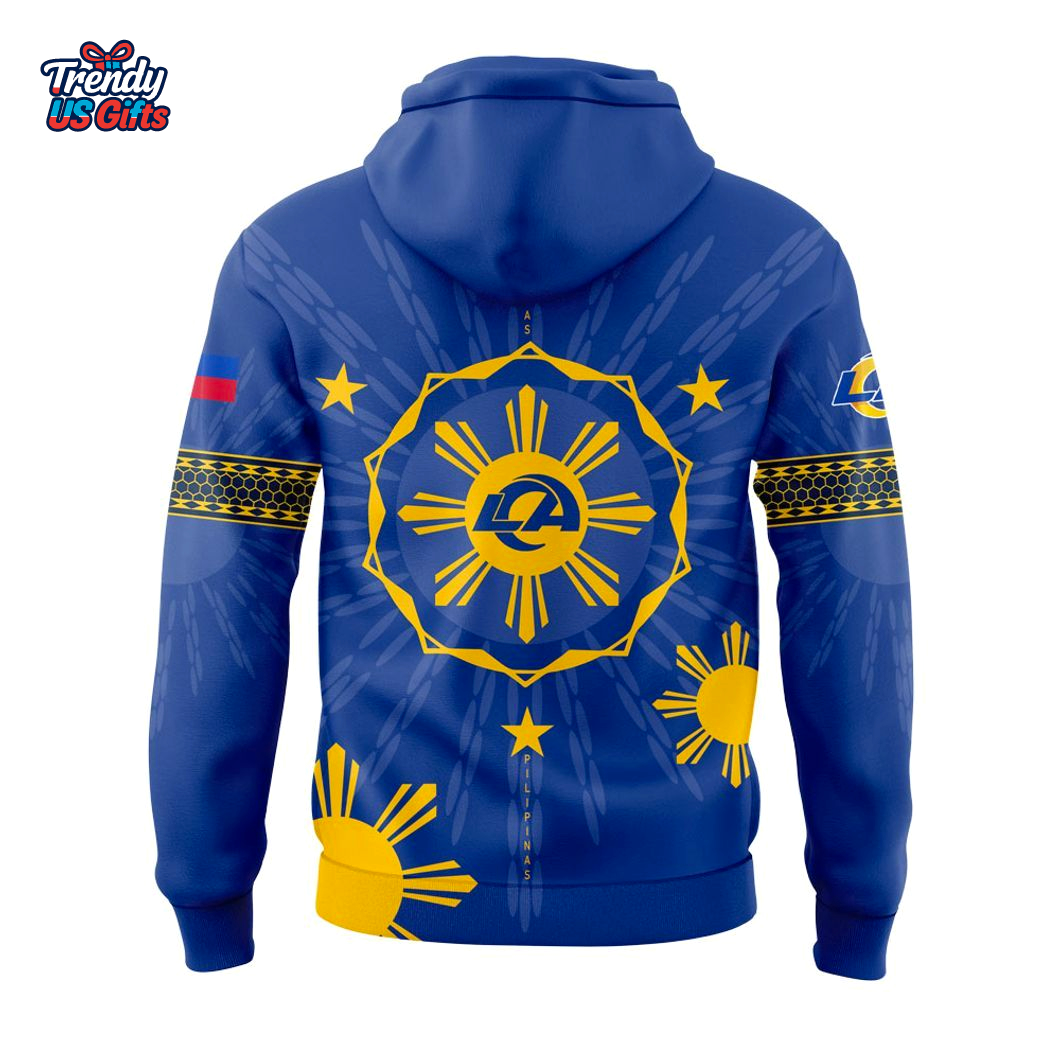 Los Angeles Rams Filipino Heritage Night 2025 Hoodie Los Angeles Rams Filipino Heritage Night 2025 Hoodie