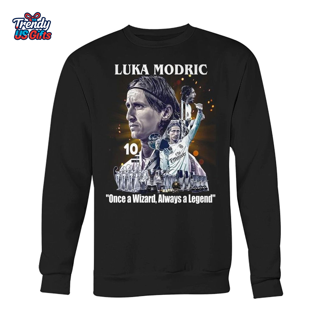 Luka Modric One A Wizard Always A Legend T-Shirt Luka Modric One A Wizard Always A Legend T-Shirt