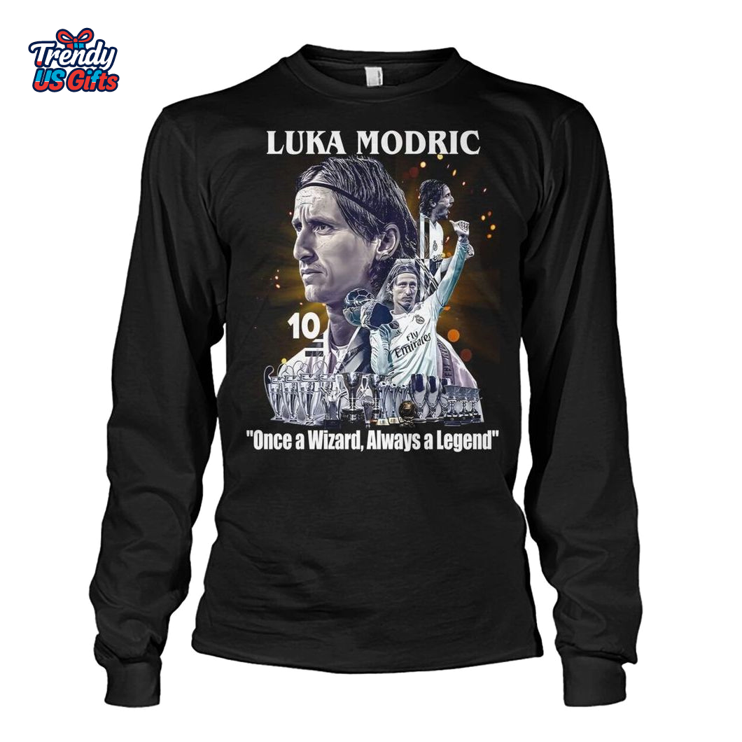 Luka Modric One A Wizard Always A Legend T-Shirt Luka Modric One A Wizard Always A Legend T-Shirt