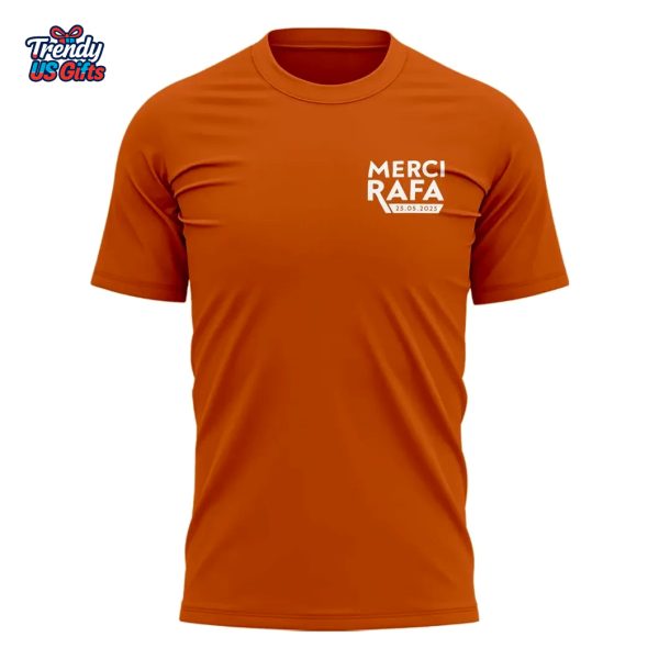 Merci Rafa United Tennis Fans in Gratitude to Rafael Nadal 2025 T-Shirt
