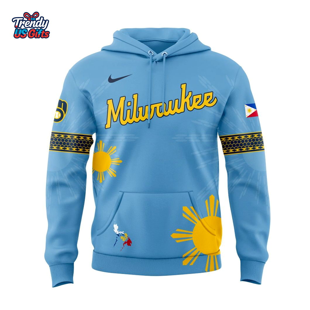 Milwaukee x Brewers Filipino Heritage Night 2025 Limited Hoodie Milwaukee x Brewers Filipino Heritage Night 2025 Limited Hoodie