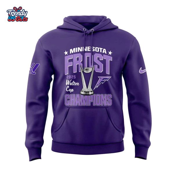 Minnesota Frost 2025 Water Cup Champions Hoodie