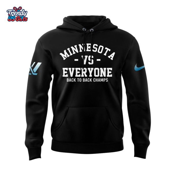 Minnesota Frost Everyone Back To Champions 2025 Teams Hoodie