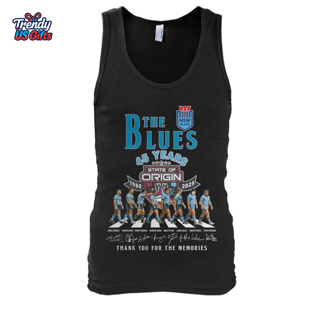 New South Wales Blues 45 Years 1980-2025 Thank Your For Memories T-Shirt New South Wales Blues 45 Years 1980-2025 Thank Your For Memories T-Shirt