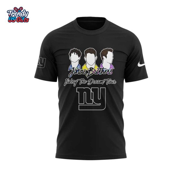 New York Giants Jonas20 Living The Dream Tour 2025 T-Shirt