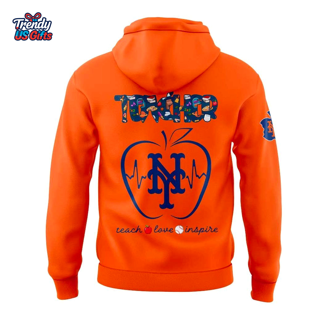 New York Mets Teach Appreciation Day 2025 Hoodie New York Mets Teach Appreciation Day 2025 Hoodie