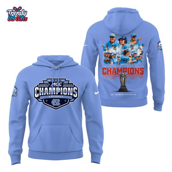 North Carolina ACC Baseball Champions 2025 Hoodie