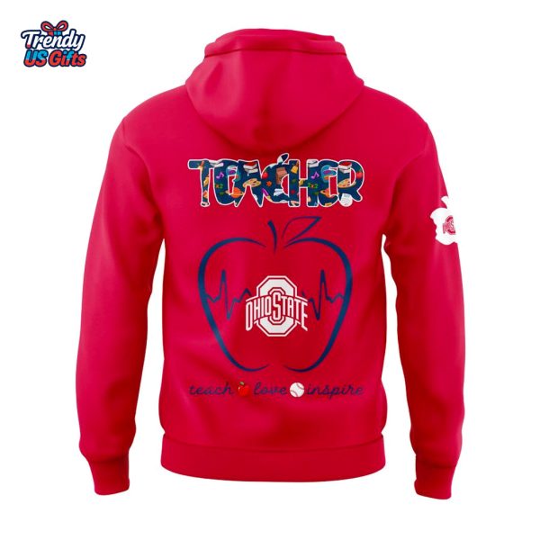 Ohio State Football Teach Appreciation Day 2025 Hoodie