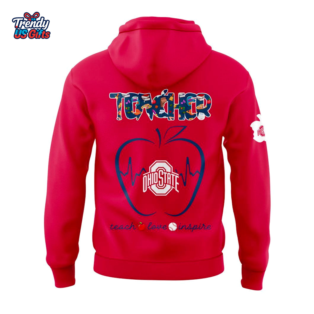 Ohio State Football Teach Appreciation Day 2025 Hoodie Ohio State Football Teach Appreciation Day 2025 Hoodie