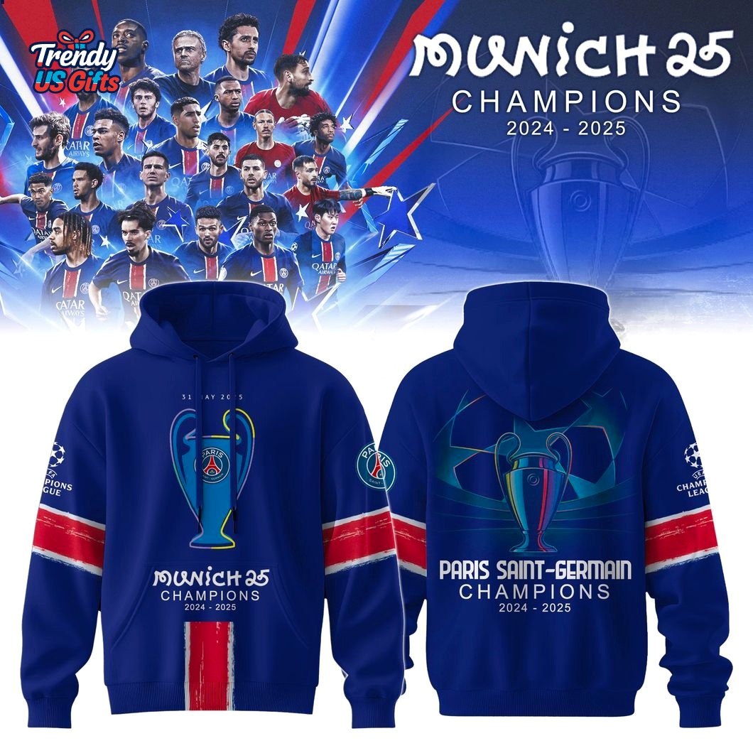 Paris Saint Champions League 2025 Hoodie Paris Saint Champions League 2025 Hoodie