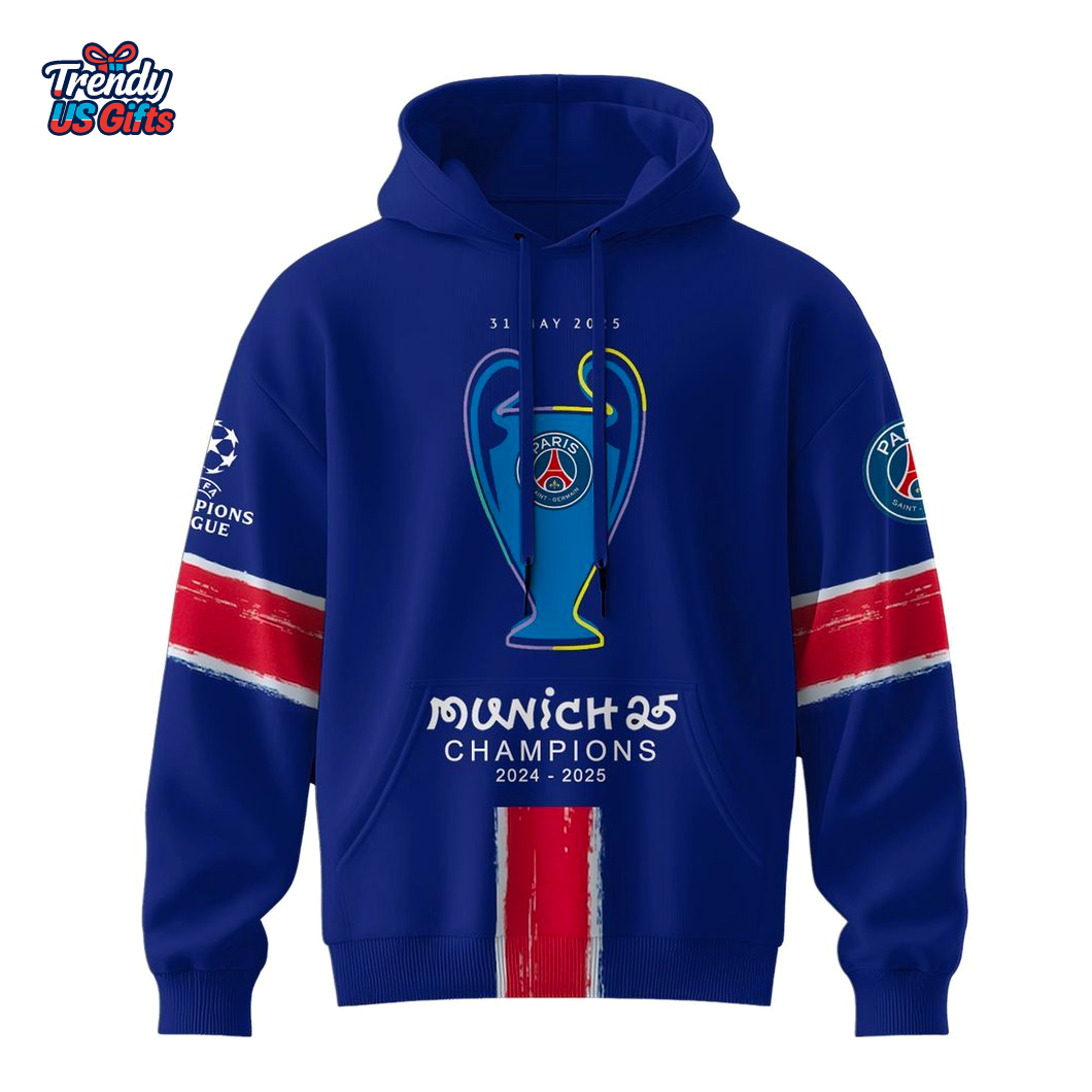 Paris Saint Champions League 2025 Hoodie Paris Saint Champions League 2025 Hoodie