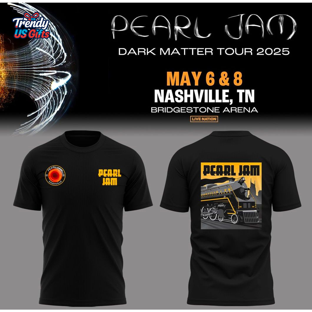 Pearl Jam Dark Matter World Tour 2025 Limited Edition T-Shirt Pearl Jam Dark Matter World Tour 2025 Limited Edition T-Shirt