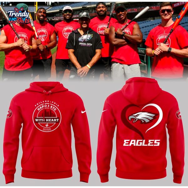 Philadelphia Eagles Hard Hats With Heart 2025 Special Hoodie