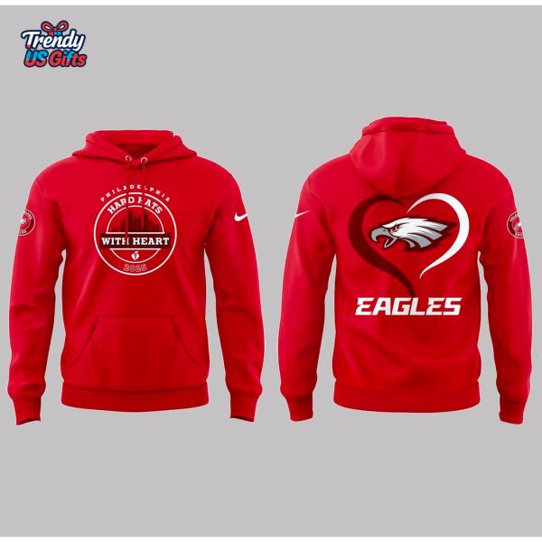 Philadelphia Eagles Hard Hats With Heart 2025 Special Hoodie
