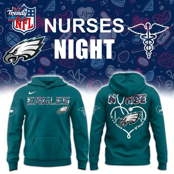 Philadelphia Eagles x Nurses Night 2025 Special Hoodie
