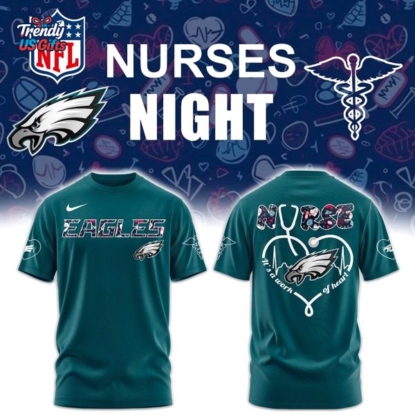 Philadelphia Eagles x Nurses Night 2025 Special T-Shirt
