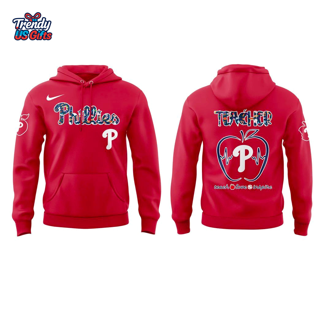 Philadelphia Phillies Teacher Appreciation Day 2025 Hoodie Philadelphia Phillies Teacher Appreciation Day 2025 Hoodie