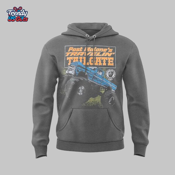 Post Malone Traveling Tail Gate Merch Tour 2025 Special Hoodie
