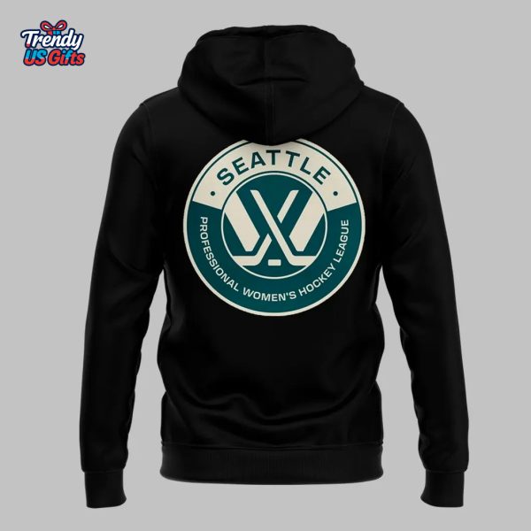 PWHL Seattle 2025 Special Black Hoodie