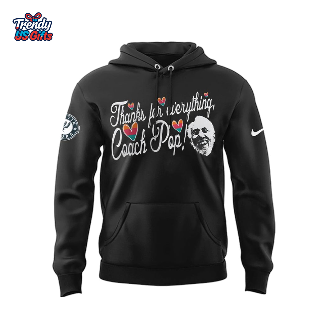 San Antonio Spurs x Coach Pop-One Of The Greatest Coaches Of All Time 2025 Hoodie San Antonio Spurs x Coach Pop-One Of The Greatest Coaches Of All Time 2025 Hoodie