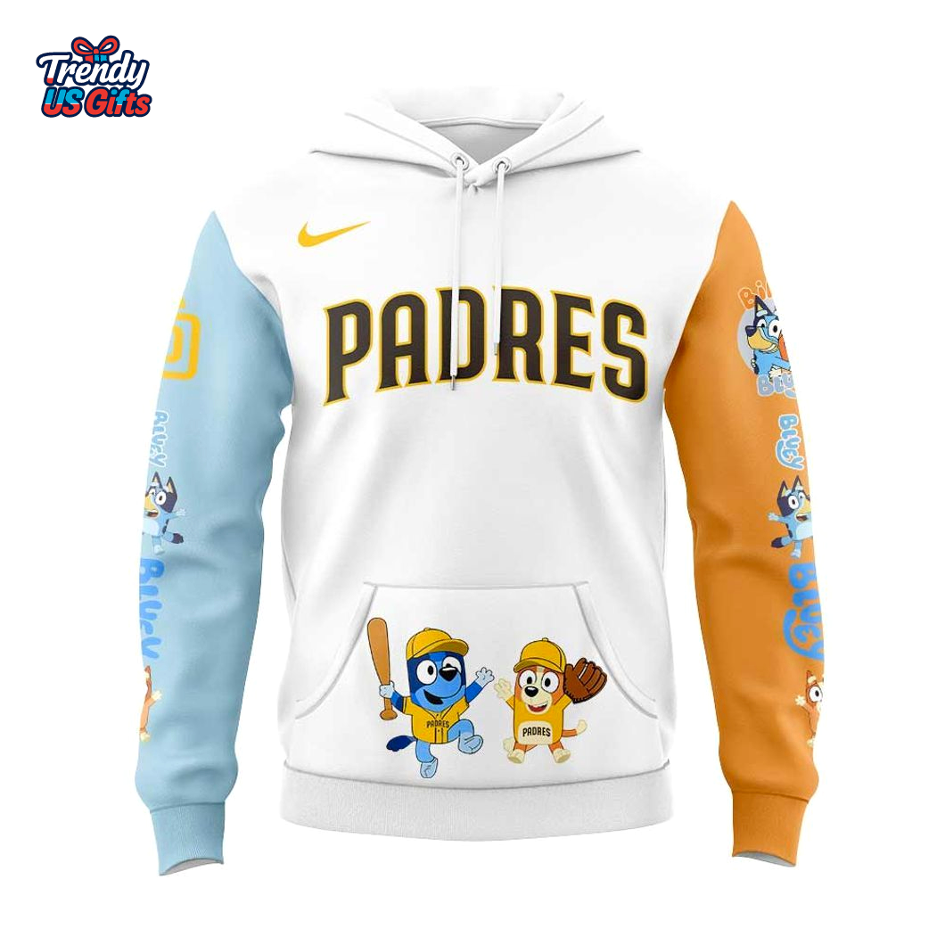 San Diego Padres Bluey and Bingo For Fans Beautiful Hoodie San Diego Padres Bluey and Bingo For Fans Beautiful Hoodie