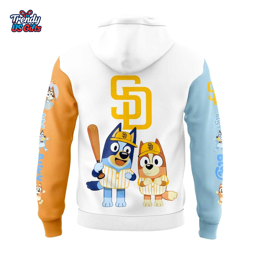 San Diego Padres Bluey and Bingo For Fans Beautiful Hoodie San Diego Padres Bluey and Bingo For Fans Beautiful Hoodie