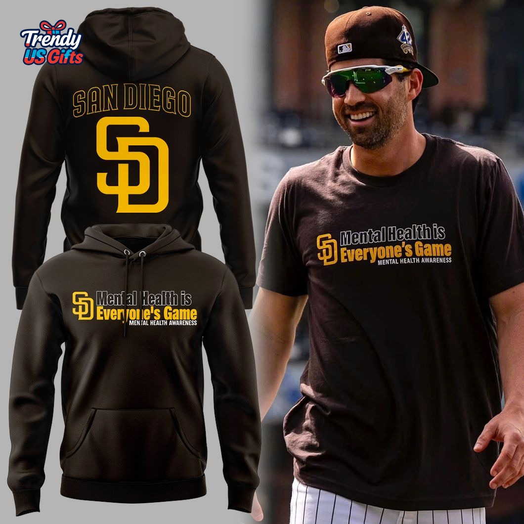 San Diego Padres x Mental Health Awareness Month 2025 Hoodie San Diego Padres x Mental Health Awareness Month 2025 Hoodie