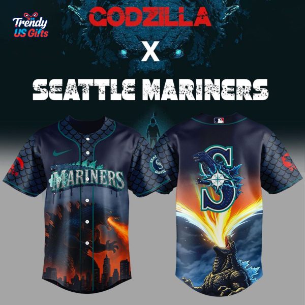 Seattle Mariners x Godzilla Special 2025 Jersey