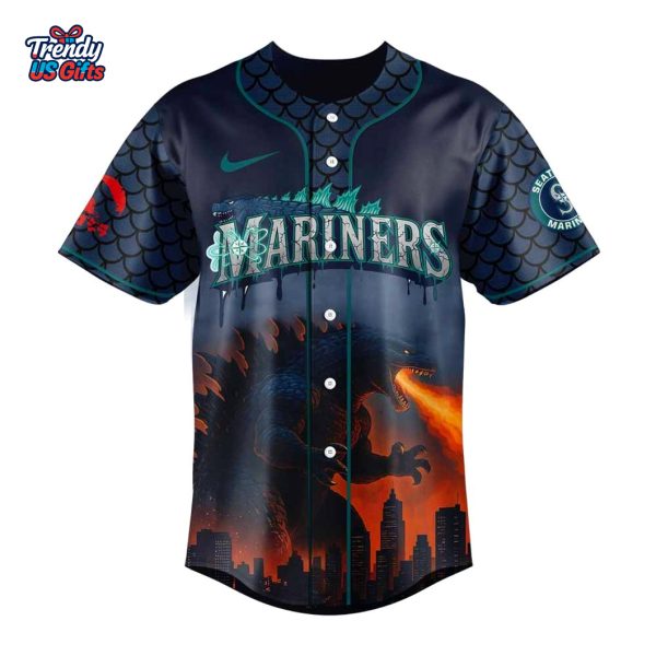 Seattle Mariners x Godzilla Special 2025 Jersey