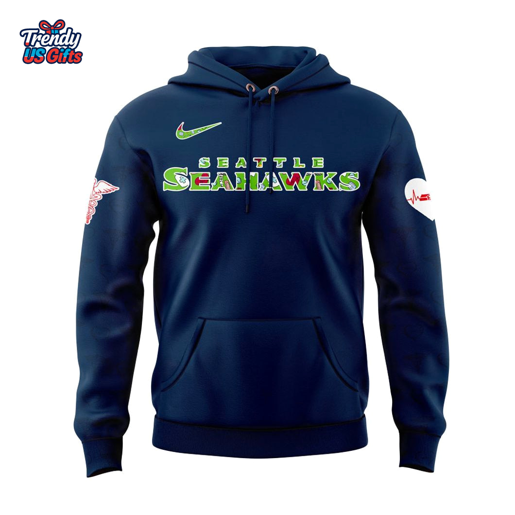 Seattle Seahawks Nurses Appreciation Day 2025 Hoodie Seattle Seahawks Nurses Appreciation Day 2025 Hoodie
