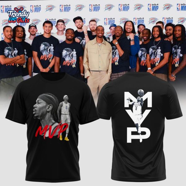 Shai Gilgeous Alexander Oklahoma City Thunder MVP 2025 T-Shirt