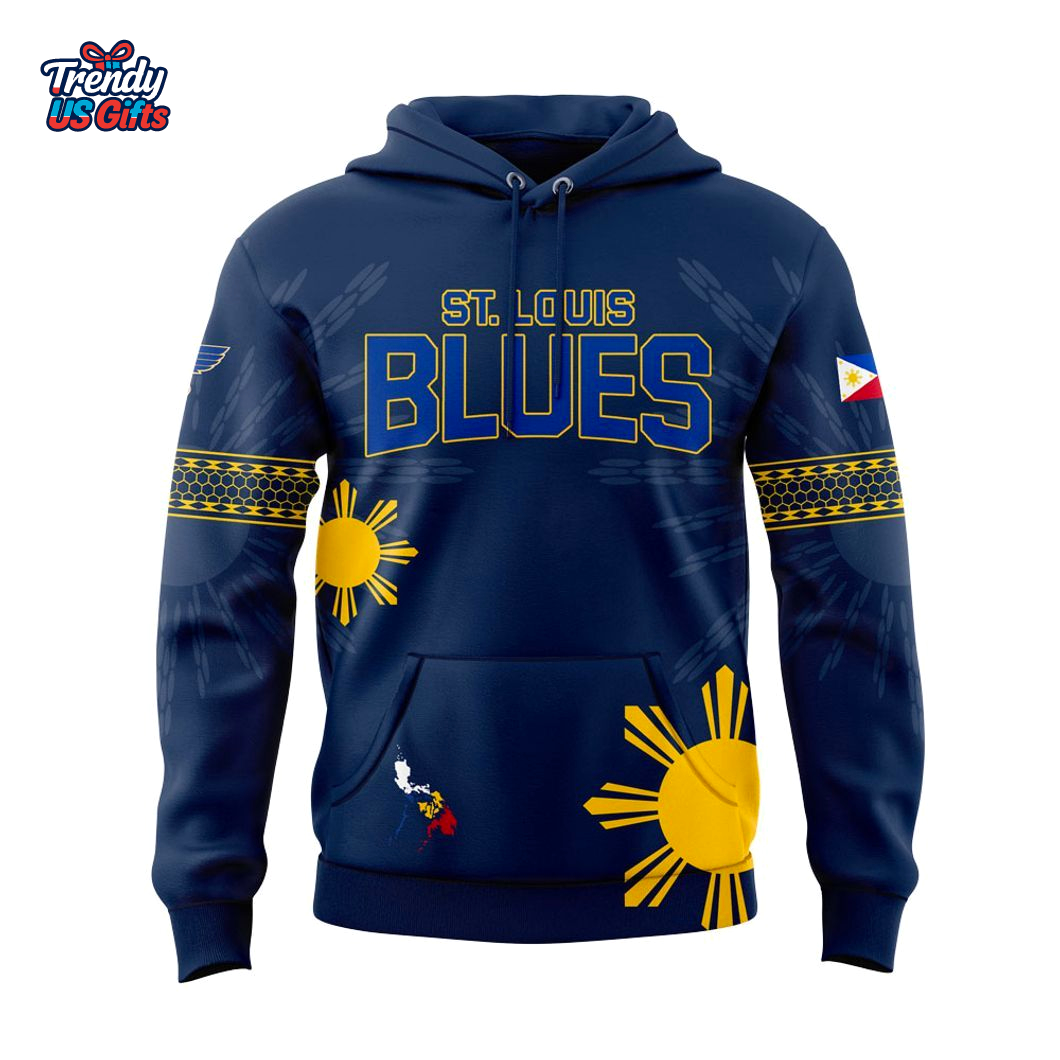 St. Louis Blues Filipino Heritage Day 2025 Hoodie St. Louis Blues Filipino Heritage Day 2025 Hoodie