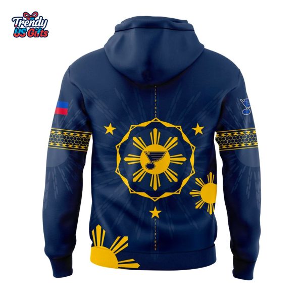 St. Louis Blues Filipino Heritage Day 2025 Hoodie