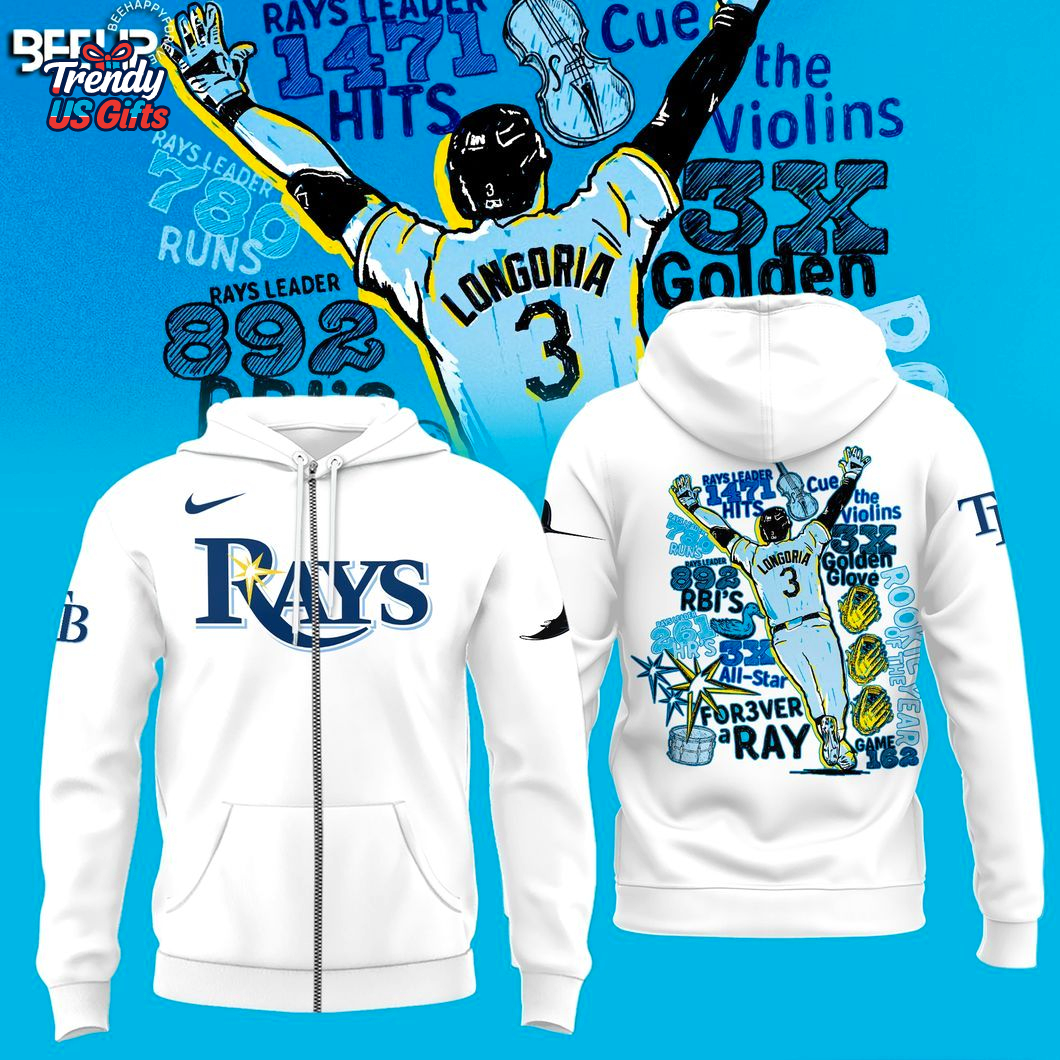Tampa Bay Rays Evan Longoria 2025 Special Hoodie Tampa Bay Rays Evan Longoria 2025 Special Hoodie