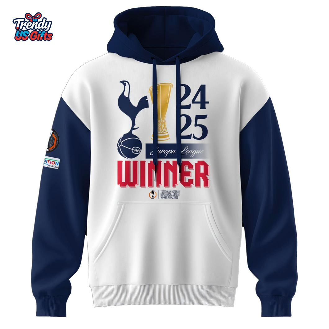 Tottenham UEFA Europa League 2025 Champions Limited Edition Hoodie Tottenham UEFA Europa League 2025 Champions Limited Edition Hoodie